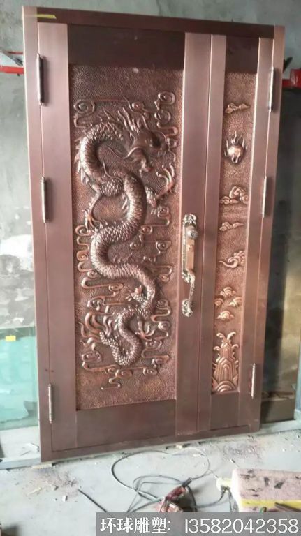 铜门浮雕 铜门浮雕